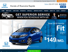 Tablet Screenshot of hondaofroanokerapids.com